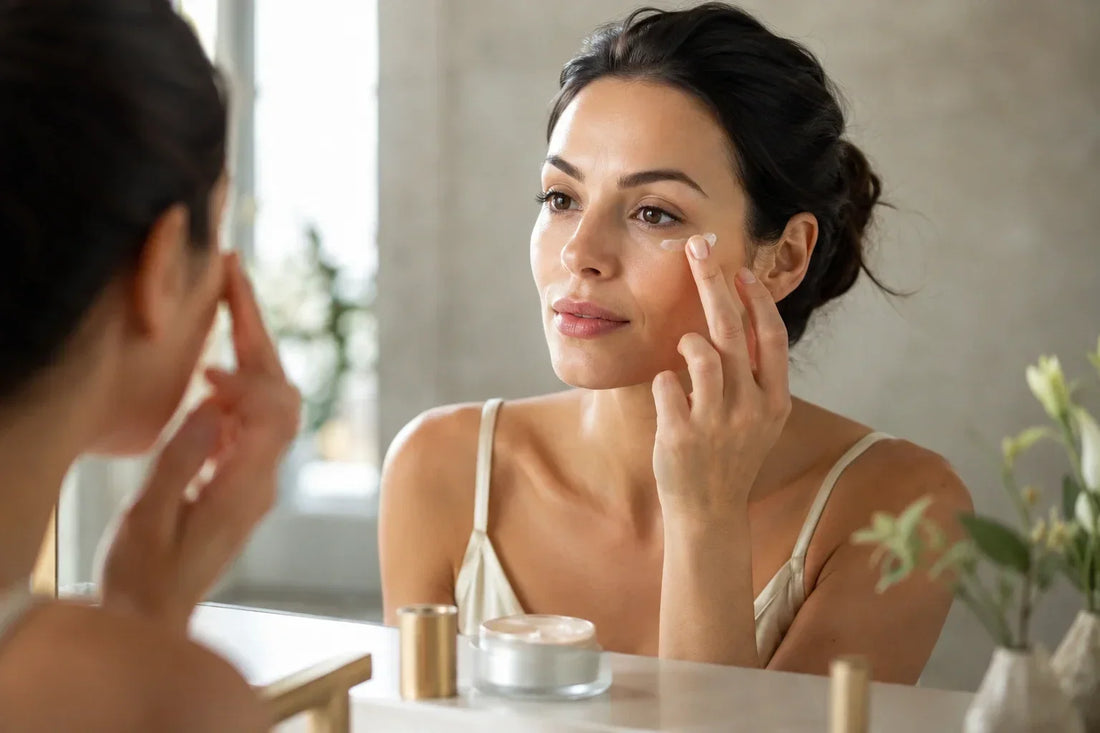 how to apply eye cream