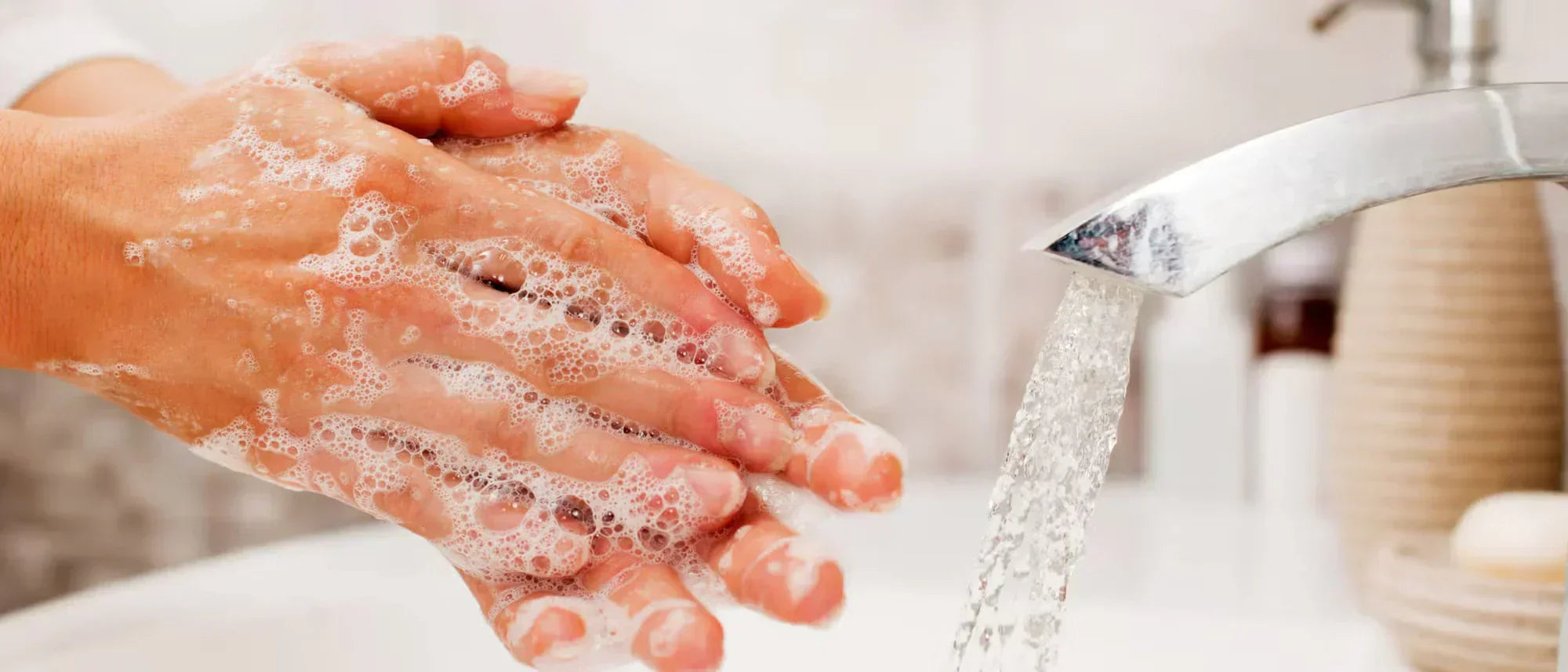 Relieve dry skin due to handwashing